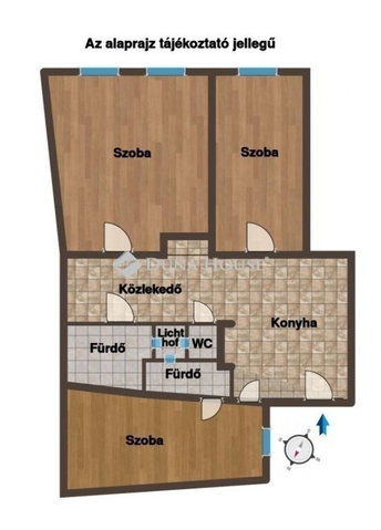 Eladó téglalakás, Budapesten, VIII. kerületben 94.9 M Ft