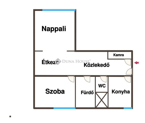 Eladó téglalakás, Kecskeméten 47.9 M Ft, 2 szobás