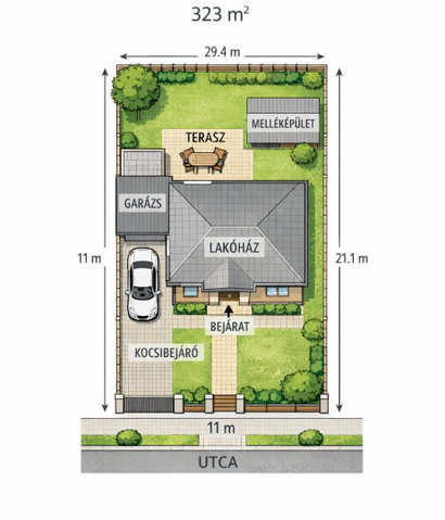 Eladó telek, Gyulán 32.9 M Ft / költözzbe.hu