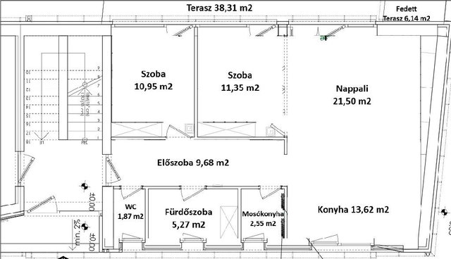 Eladó téglalakás, Szekszárdon 66 M Ft, 1+2 szobás