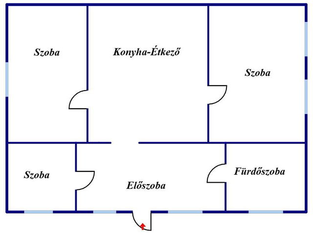 Eladó családi ház, Makón 25 M Ft, 3 szobás
