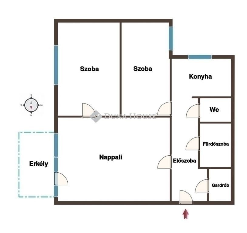 3 bed · 58m² · 69.900.000 ft