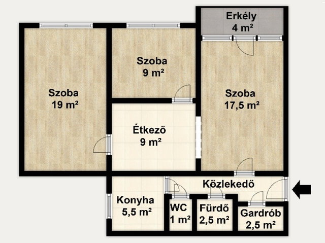 Eladó panellakás, Budapesten, IV. kerületben, Rózsa utcában