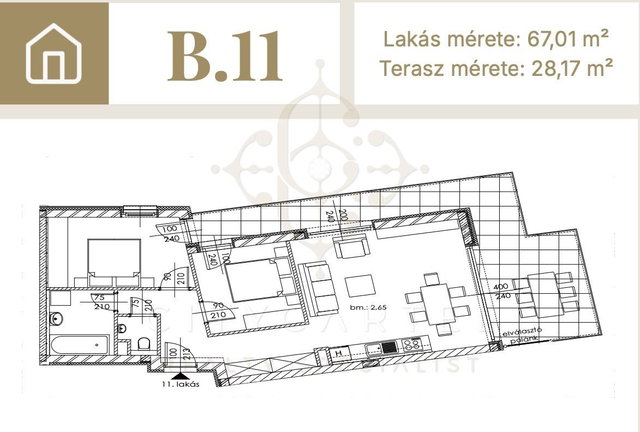 Eladó téglalakás, Balatonlelleén 103.306 M Ft, 3 szobás