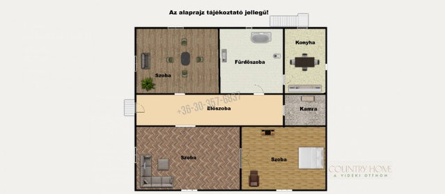 Eladó családi ház, Sándorfalván 55.9 M Ft, 3 szobás