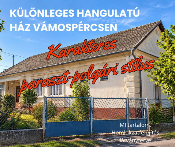 Eladó családi ház, Vámospércsen 38 M Ft, 2 szobás