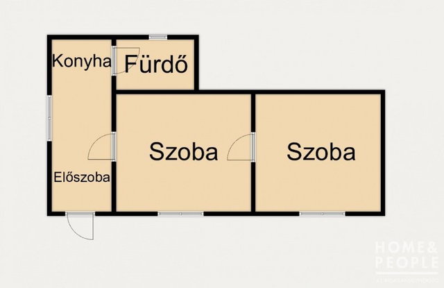 Eladó családi ház, Hódmezővásárhelyen 29.9 M Ft, 2 szobás