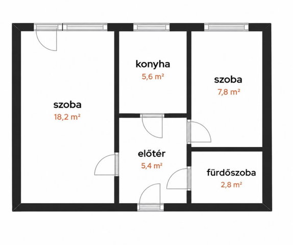 Eladó panellakás, Gyulán 34.9 M Ft, 1+1 szobás