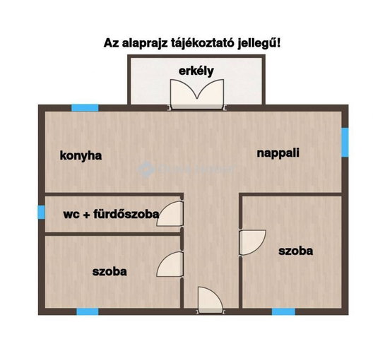 Eladó családi ház, Nyúlon 79.9 M Ft, 3 szobás