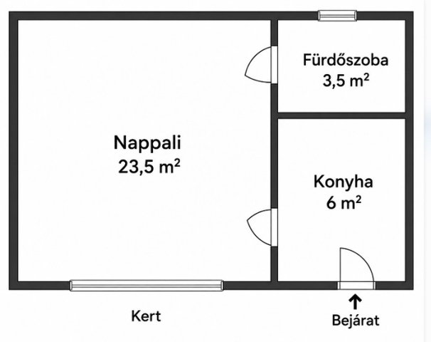 Eladó téglalakás, Budapesten, IV. kerületben 43.9 M Ft, 1 szobás
