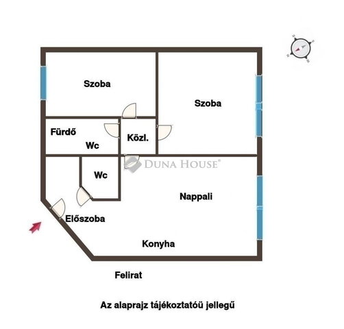 Eladó téglalakás, Budapesten, VI. kerületben 99 M Ft, 3 szobás