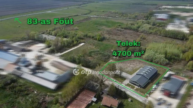 Eladó ipari ingatlan, Pápán 305 M Ft / költözzbe.hu