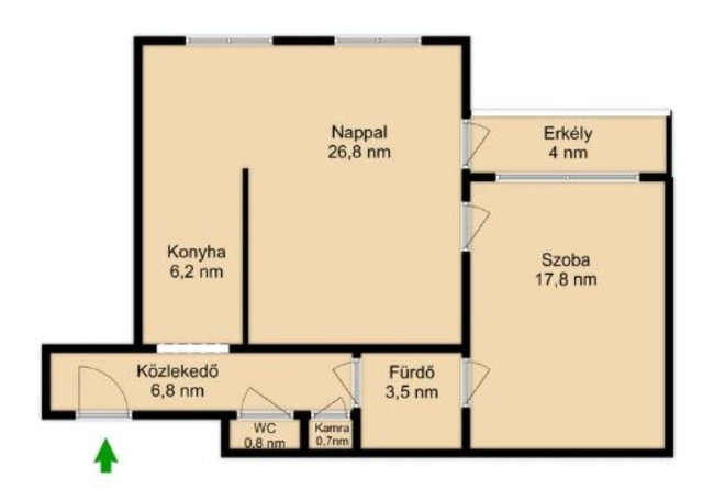 Eladó téglalakás, Budapesten, XIV. kerületben, Hungária körúton