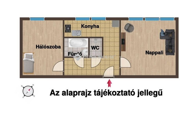 Kiadó panellakás, albérlet, Gödöllőn 200 E Ft / hó, 2 szobás