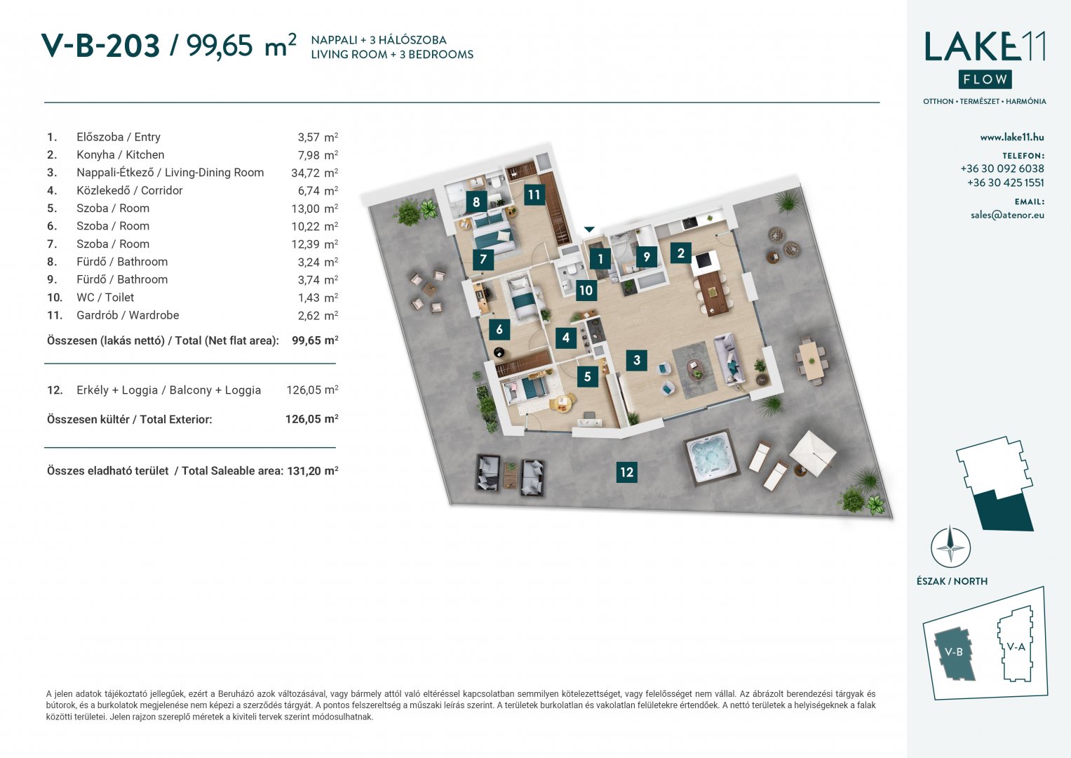 4 bed · 100m² · 246.990.000 ft