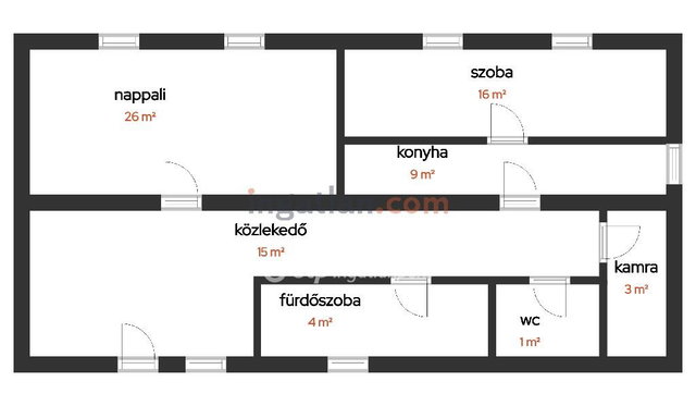 Eladó családi ház, Balassagyarmaton 28.49 M Ft, 2 szobás