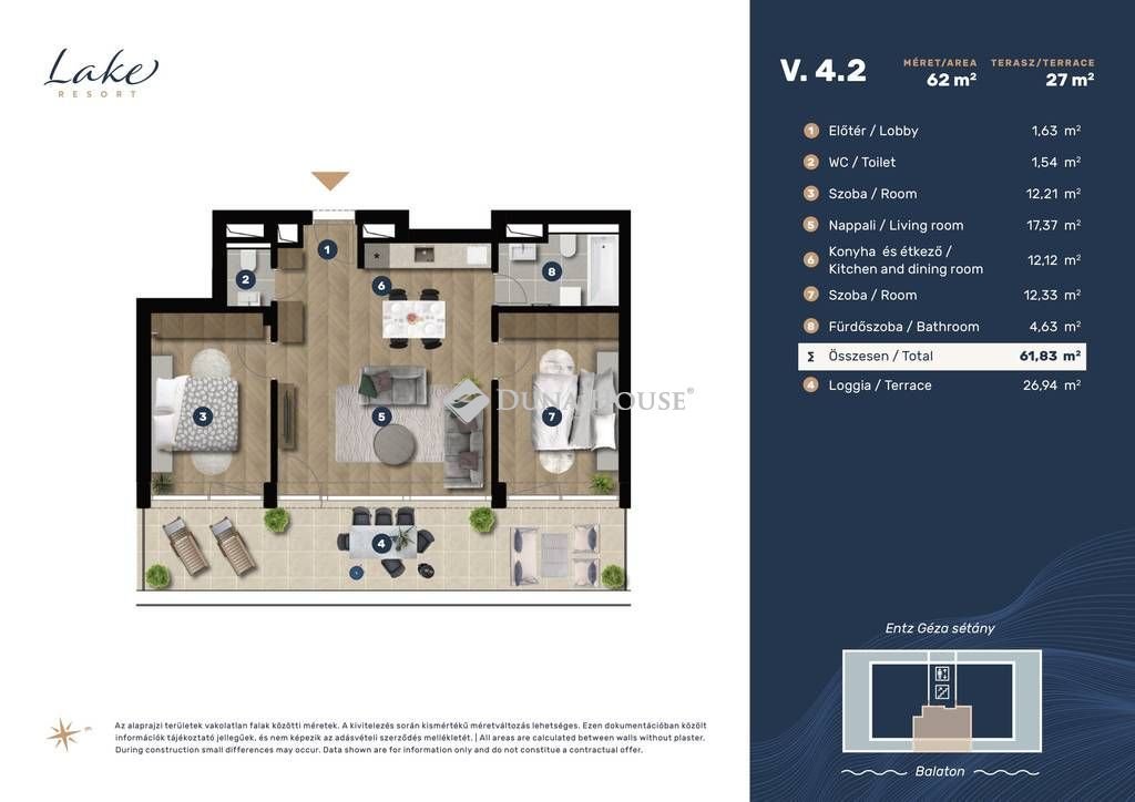 3 bed · 70m² · 149.000.000 ft
