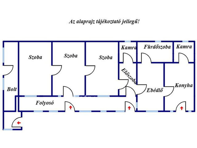 Eladó családi ház, Berekböszörményen 13.9 M Ft, 3+1 szobás