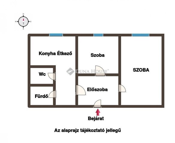 Eladó panellakás, Dunaújvárosban 34.8 M Ft, 2 szobás