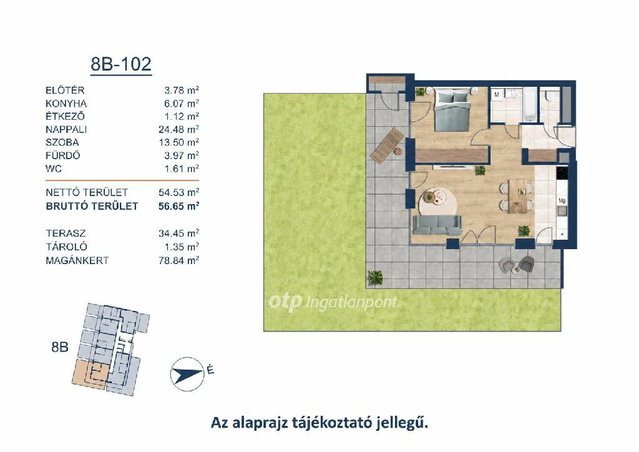 Eladó téglalakás, Budapesten, III. kerületben 128.5 M Ft