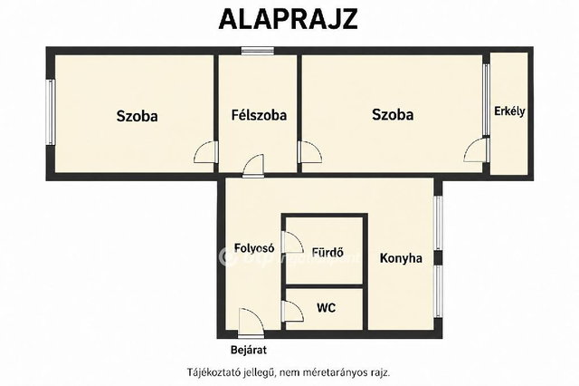 Eladó téglalakás, Pécsett 43 M Ft, 2+1 szobás
