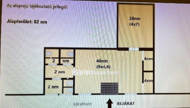 Kiadó üzlethelyiség, Budapesten, IX. kerületben 290 E Ft / hó
