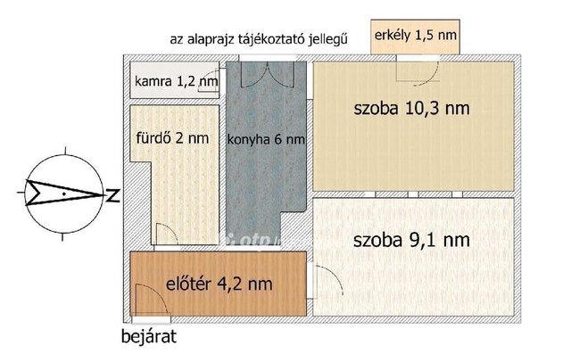 Eladó téglalakás, Szigetszentmiklóson 47.9 M Ft, 2 szobás