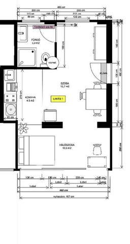 Kiadó téglalakás, albérlet, Szegeden 220 E Ft / hó, 1 szobás