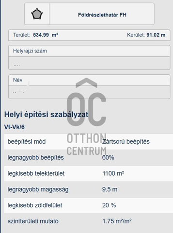 Eladó telek, Debrecenben 195 M Ft / költözzbe.hu
