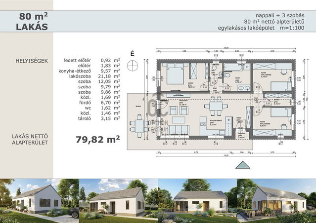 Eladó családi ház, Zalaegerszegen 50.4 M Ft, 4 szobás