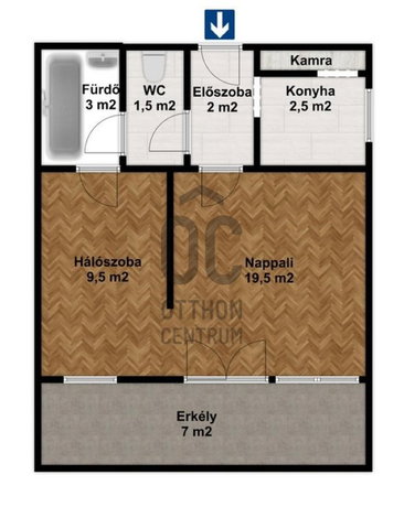 Eladó téglalakás, Budapesten, I. kerületben 84.4 M Ft, 2 szobás