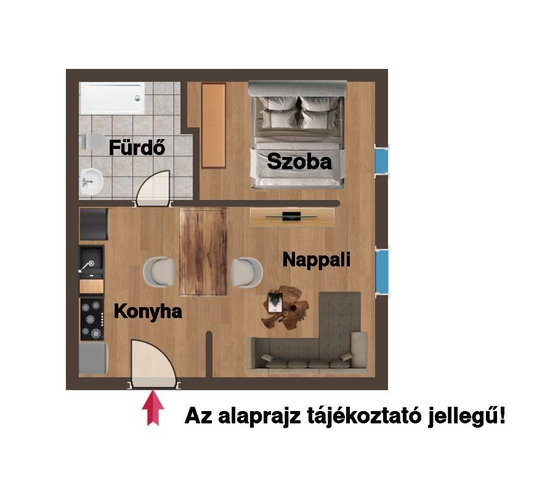 Eladó téglalakás, Budapesten, VI. kerületben 55 M Ft, 2 szobás