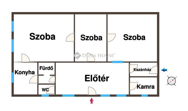 Eladó családi ház, Kiskunfélegyházán 24.5 M Ft, 3 szobás