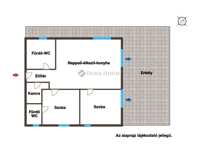Eladó téglalakás, Újhartyánon 119.9 M Ft, 3 szobás