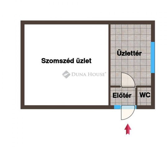 Eladó üzlethelyiség, Ercsiben, Fő utcában 6.8 M Ft