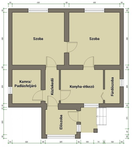 Eladó családi ház, Rózsaszentmártonon 15.9 M Ft, 2 szobás