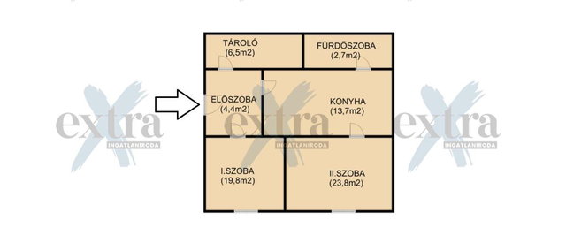 Kiadó téglalakás, albérlet, Szegeden 178 E Ft / hó, 2 szobás