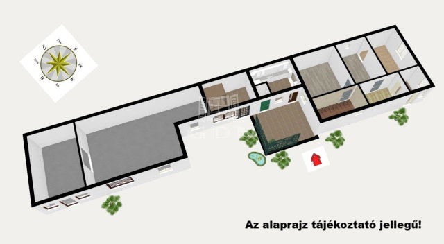 Eladó családi ház, Vecsésen 109.9 M Ft, 3 szobás