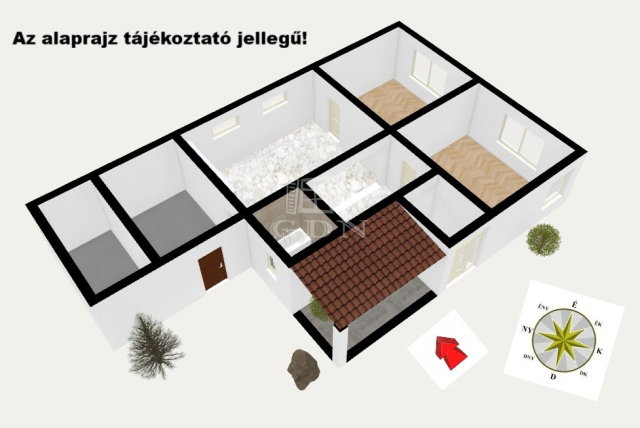 Eladó családi ház, Üllőn 70.5 M Ft, 3 szobás