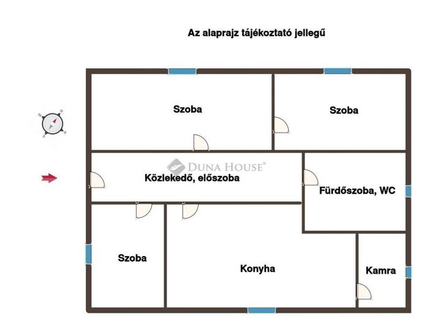 Eladó családi ház, Hernádnémetin 41.5 M Ft, 3 szobás