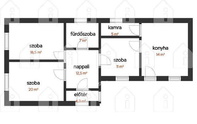 Eladó családi ház, Nagyhegyesen 49 M Ft, 2+1 szobás