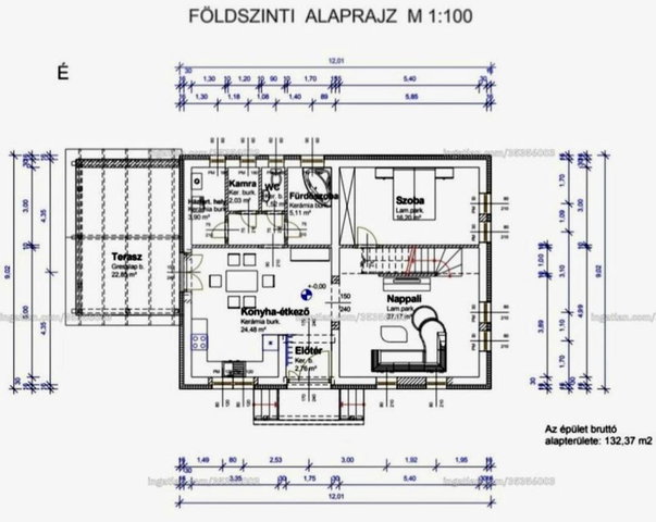 Eladó családi ház, Edelényben 34.4 M Ft, 5 szobás