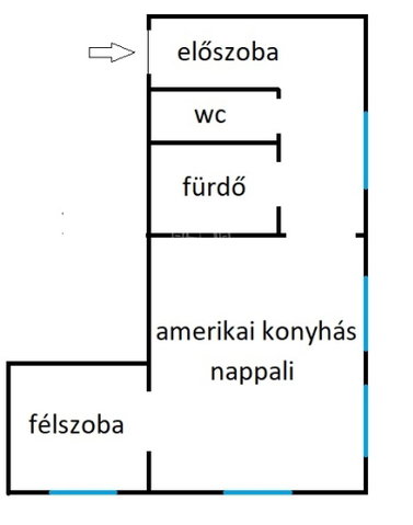 Eladó üzlethelyiség, Vácon 49.9 M Ft, 1+1 szobás