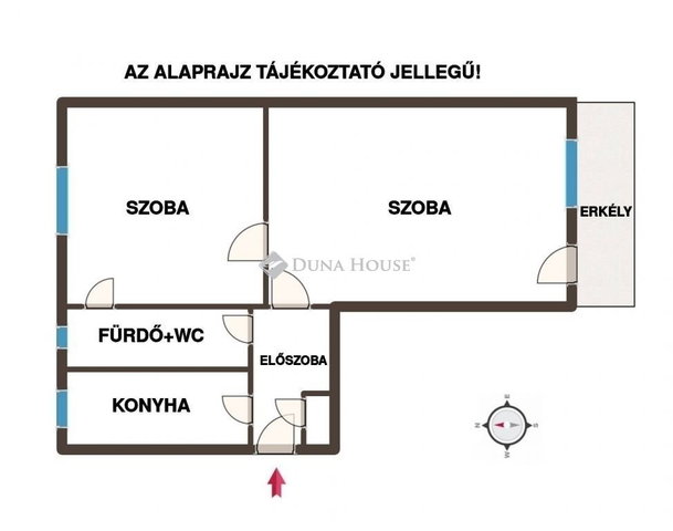 Eladó téglalakás, Orosházán 19.9 M Ft, 2 szobás