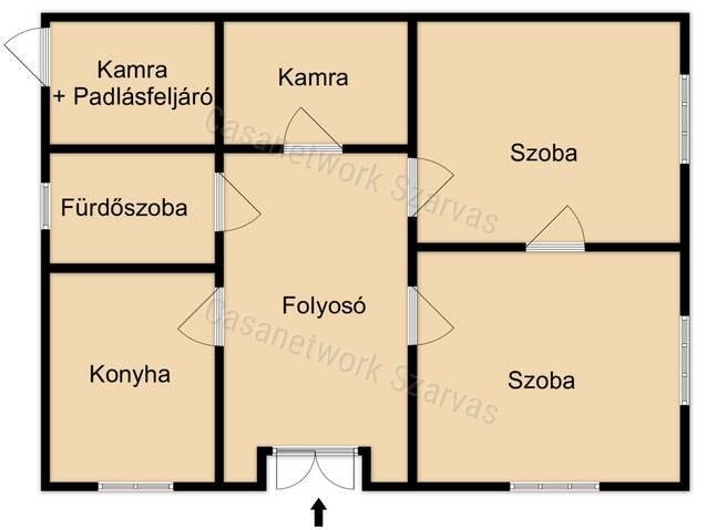 Eladó családi ház, Szarvason 29.8 M Ft, 2 szobás