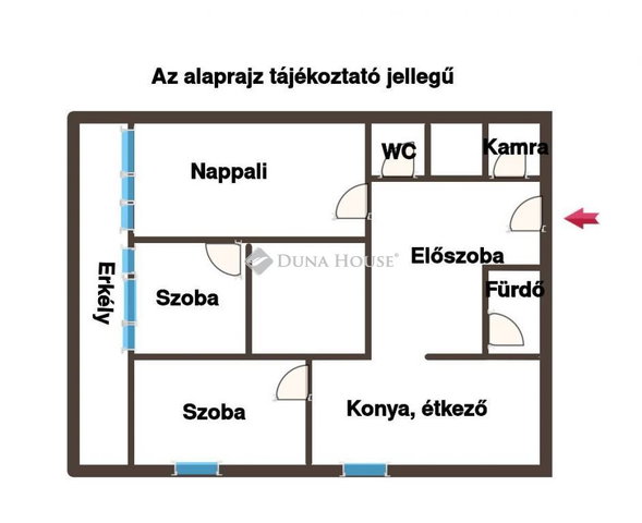 Eladó téglalakás, Siófokon 88 M Ft, 3 szobás