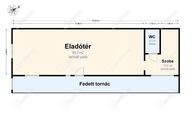 Eladó családi ház, Szendrőn 8.99 M Ft, 2 szobás