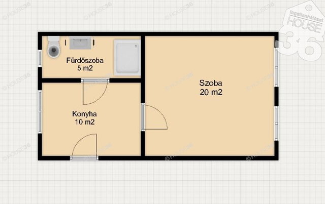 Eladó családi ház, Gátéren 29.9 M Ft, 1 szobás