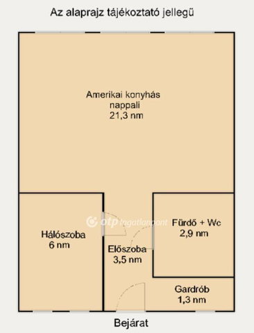 Eladó téglalakás, Budapesten, XXI. kerületben 44.9 M Ft