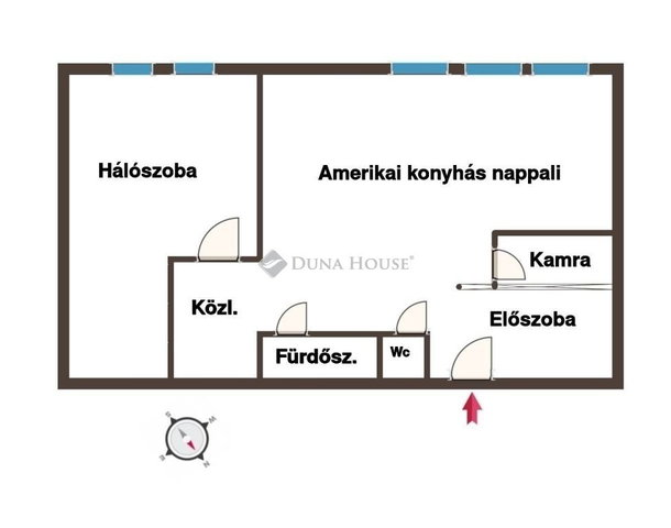 Eladó téglalakás, Kecskeméten 40 M Ft, 2 szobás